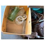 Plastic Flower Pots, Mole Trap, Decorative Pump, Table Legs (Whole Pile) -- Gar