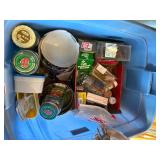 Tote of Miscellaneous Nails, Screws & Hardware -- Gar