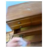 Wood 4 Drawer Chest of Drawers 30" x 17" x 41"--SBRM