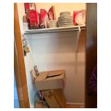 Closet of Miscellaneous Christmas Glassware--SBRM