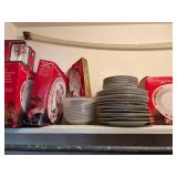 Closet of Miscellaneous Christmas Glassware--SBRM