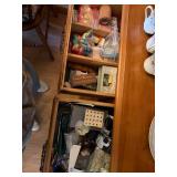 Wood Hutch (Dishes Not Included) 42" x 18" x 74"--DR