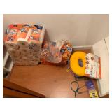 Closet of Miscellaneous to include Large Pkg of Paper Towels--NBRM