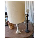 Lamps x2 (one is marble)--BP