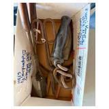 Antique Electric Iron w/ Hair Curler & Hand Pleater--BP