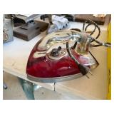 War Era Glass Pyrex Electric Red Iron--BP
