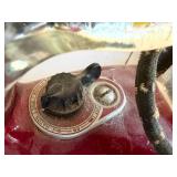 War Era Glass Pyrex Electric Red Iron--BP