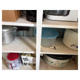 Cabinet Full of Kitchen Ware--BP