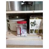 Cabinet Full of Kitchen Ware--BP