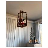 4 Drawer Filing Cabinet & Christmas Decorations--BP