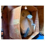 Magic Seal Pressure Canner w/ Stoneware Bean Pot--Shed