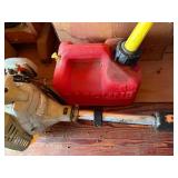 Echo Weed Eater & Fuel Can--Shed