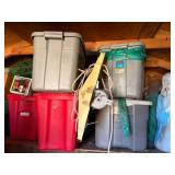 Loft of Holiday Decoration Contents in Barn/Shed
