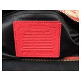 Authentic Coach Signature Canvas Crossbody Bag Coral/Cream No M1394-30902M