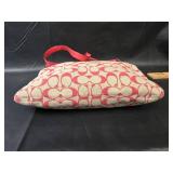 Authentic Coach Signature Canvas Crossbody Bag Coral/Cream No M1394-30902M