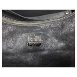 Authentic Coach Black Leather Hobo Handbag No. H1182-14304