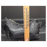 Authentic Coach Black Leather Hobo Handbag No. H1182-14304