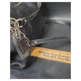 Authentic Coach Black Leather Hobo Handbag No. H1182-14304