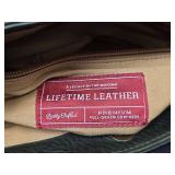 Lifetime Leather Full Grain Cowhide Crossbody Bag