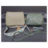 Jen & Co Handbag with Interchangeable Straps and Pom Pom London Handbag