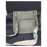 Jen & Co Handbag with Interchangeable Straps and Pom Pom London Handbag