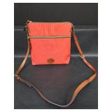 Authentic Dooney & Bourke Coral Canvas Crossbody Bag No. J13246238