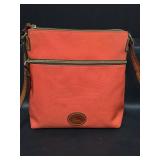 Authentic Dooney & Bourke Coral Canvas Crossbody Bag No. J13246238