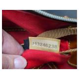 Authentic Dooney & Bourke Coral Canvas Crossbody Bag No. J13246238