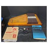 Silvertone Autoharp by Oscar Schmidt with Case and Accessories