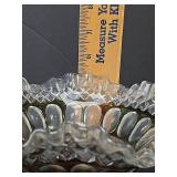 Westmoreland Crystal Clear Ruffled Compote Dish