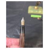 Sheaffer Lifetime Fountain Pen Set with Jade Stand, Green Mt & Co Fountain Pen, and Receipt Stand