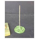 Sheaffer Lifetime Fountain Pen Set with Jade Stand, Green Mt & Co Fountain Pen, and Receipt Stand