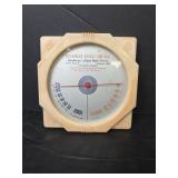 Rounkles Radio Service Advertising Thermometer in Bakelite Frame