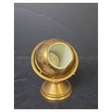 MCM Brass World Globe Cigarette Holder Desk Accessory
