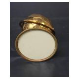 MCM Brass World Globe Cigarette Holder Desk Accessory