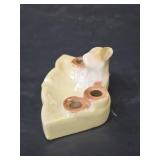 Vintage Japan Ceramic Terrier Ashtray and Cigarette Stand