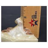 Vintage Japan Ceramic Terrier Ashtray and Cigarette Stand