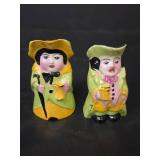 1940s Ceramic Toby Jug Set Made in England