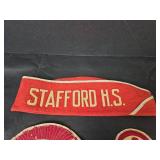 Stafford High School Cap and Mascot Patches