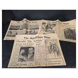 1963 JFK Assassination Hutchinson News Newspapers