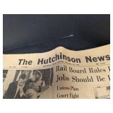 1963 JFK Assassination Hutchinson News Newspapers