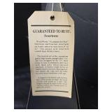 Wind Works Fourtone Cor-Ten Steel Wind Bell