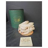 Harmony Kingdom Royal Watch \"Big Blue\" 1997 RW97WH Whale Pod Box Figurine with Original Box and Paper Insert