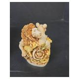 Harmony Kingdom \"Behold The King\" RW98LI Lion Family Box Figurine with Original Box and Paper Insert