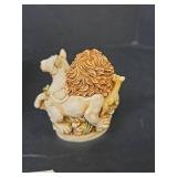 Harmony Kingdom \"Behold The King\" RW98LI Lion Family Box Figurine with Original Box and Paper Insert