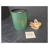 Harmony Kingdom \"Pillow Talk\" TJSER97 Swan Box Figurine Made in England