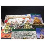 Harmony Kingdom Millennium Club Kit Figurines 2000 \"Field Day\", \"Lovers Leap\", and \"Merry Go Round\"