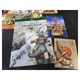 Harmony Kingdom Millennium Club Kit Figurines 2000 \"Field Day\", \"Lovers Leap\", and \"Merry Go Round\"