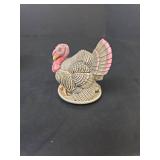 Harmony Kingdom \"Gobblefest\" Turkey Figurine Box with Original Box TJEVG099