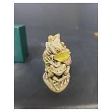 Harmony Kingdom \"Menage a Trois\" Stacked Frogs Figurine Box in Original Box TJFR3